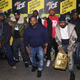 (L-R) Masta Killa, Ghostface Killah, RZA, Method Man, GZA, (front) Raekwon and Cappadonna of Wu Tang Clan attends the Mtn Dew ICE launch event on January 18, 2018 in Brooklyn, New York.